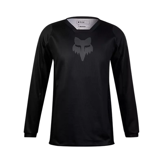 Fox Youth Blackout Jersey Black/Black Large