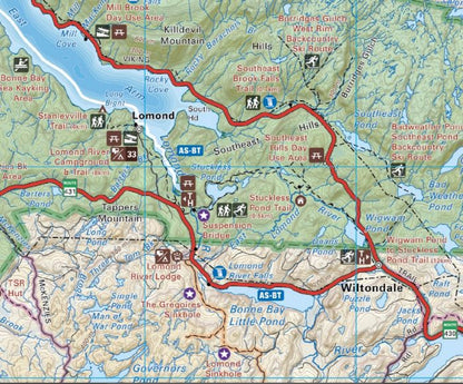 Backroad Maps Gros Morne National Park  NL