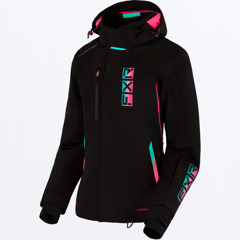 FXR Evo FX Women's Jacket Black/Raspberry Size 6