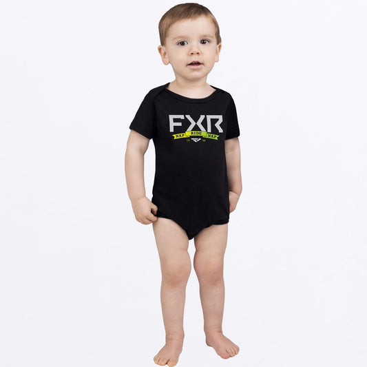INFANT PODIUM S/S ONESIE BK/Glowstick 18-24 MTH