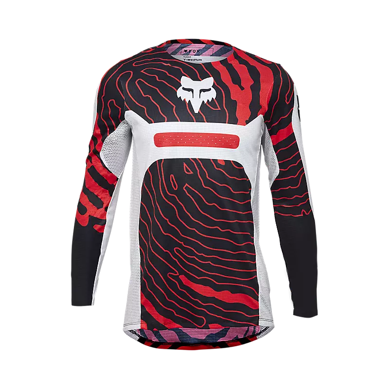 Fox Youth Flexair Impression Jersey White Youth Large