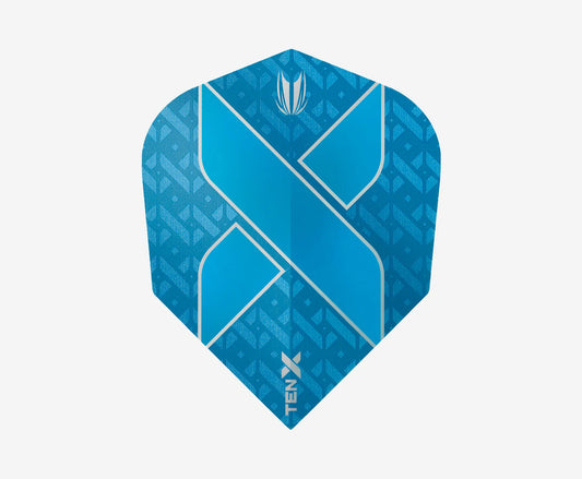 Target Darts Ten-X Flights Blue