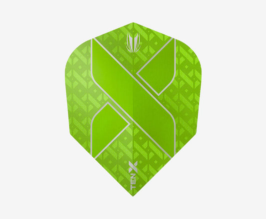 Target Darts Ten-X Flights Green