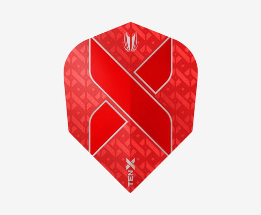 Target Darts Ten-X Flights Red