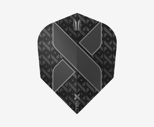 Target Darts Ten-X Flights Black