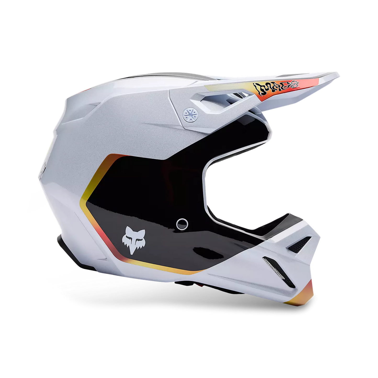 Fox V1 Hello Future Helmet White Size L