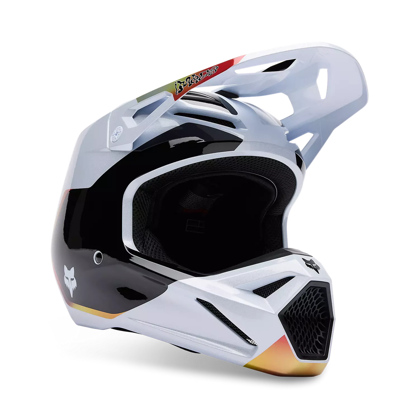 Fox V1 Hello Future Helmet White Size L