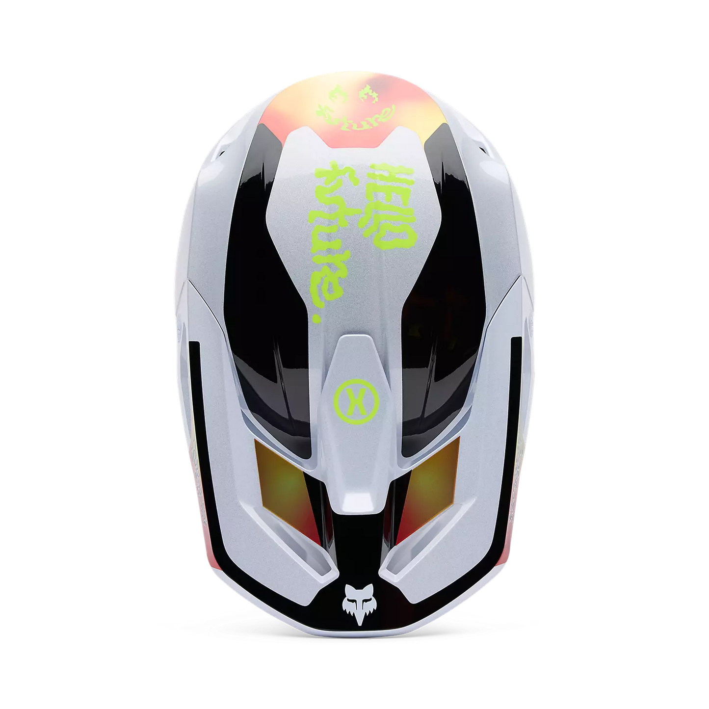 Fox V1 Hello Future Helmet White Size L