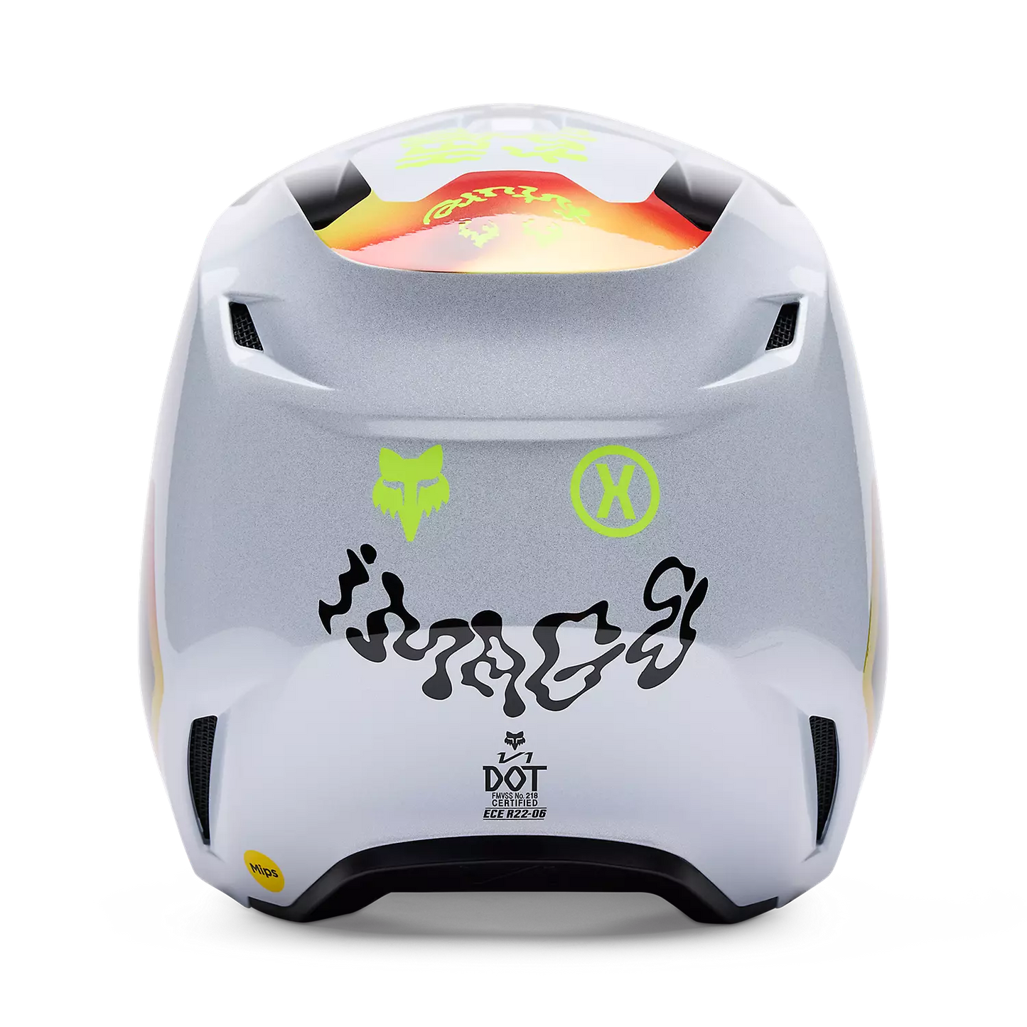 Fox V1 Hello Future Helmet White Size L