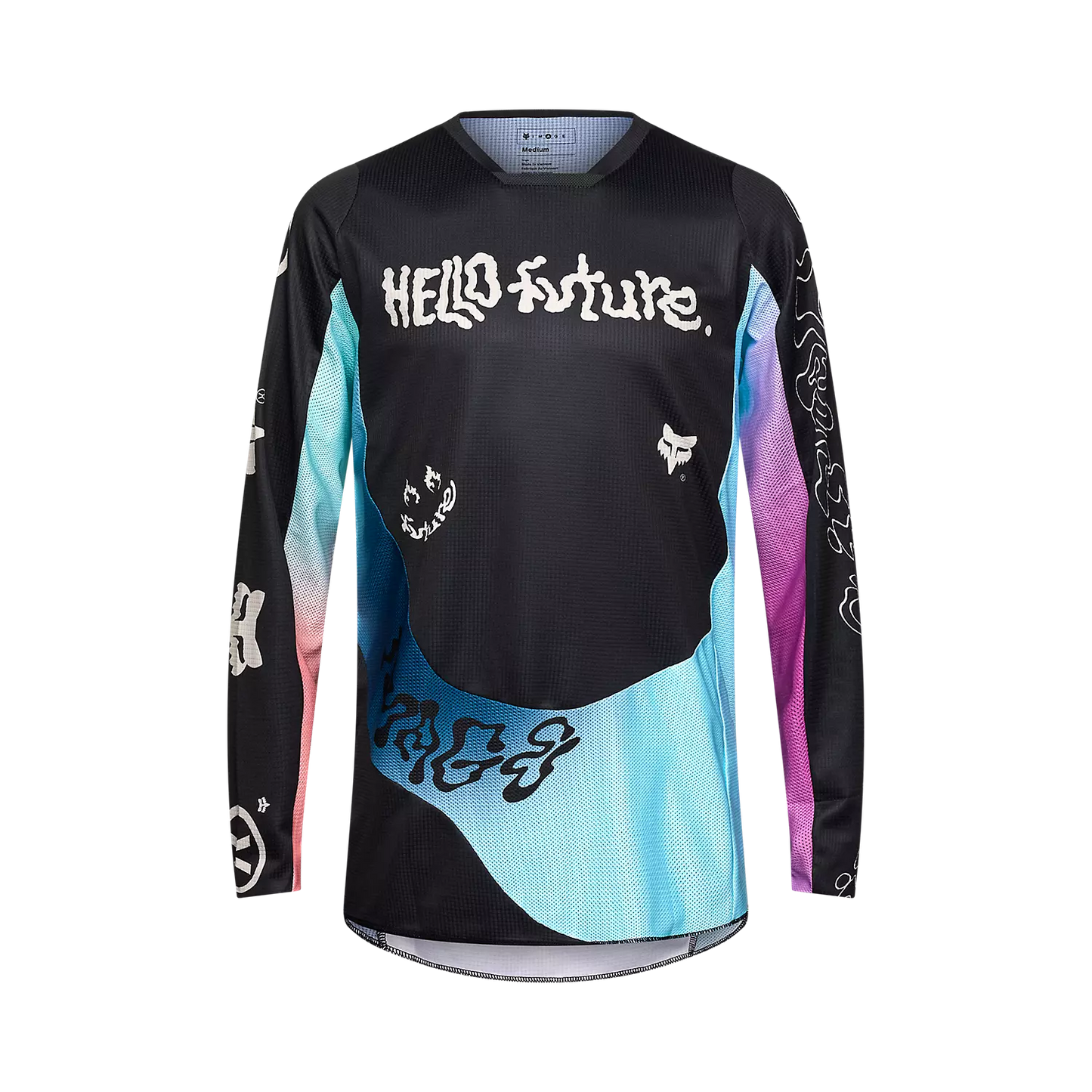Fox 180 Hello Future Jersey Black Size XL
