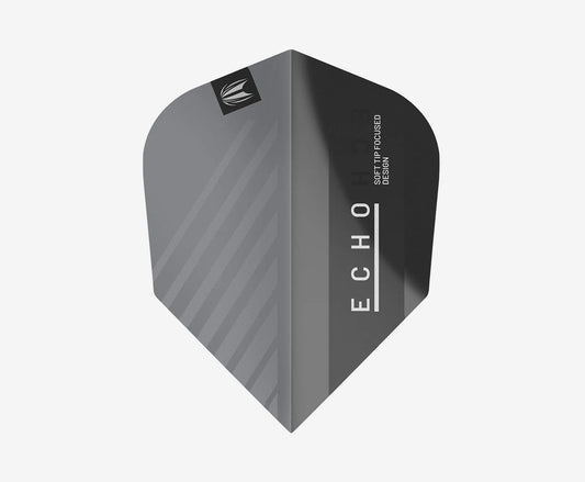 Target Darts Echo Pro Ultra No. 6 Flights Grey and Black