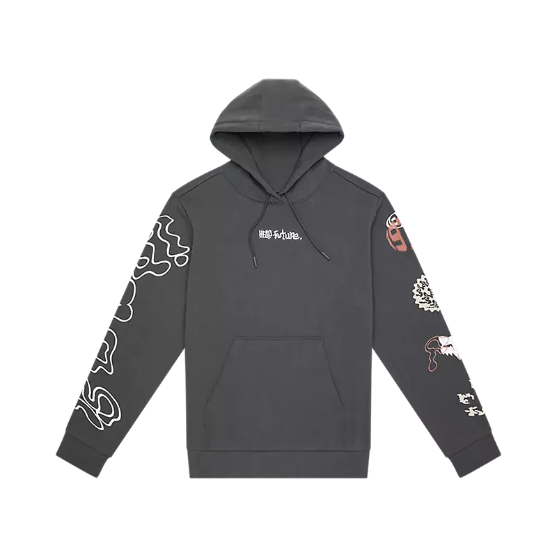 Fox With Hello Future Fleece Pullover Dark/Shado Large