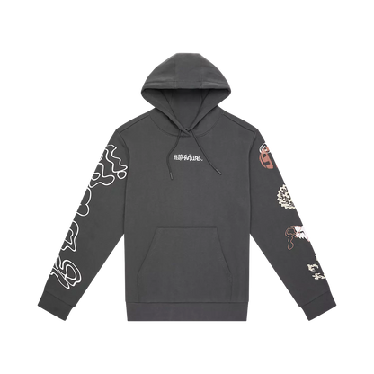 Fox Hello Future Pullover Hoodie Women's Dark Shadow Size L