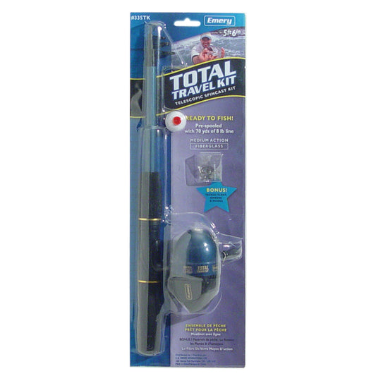 CG Emery Total Travel Telescopic Spincast Combo