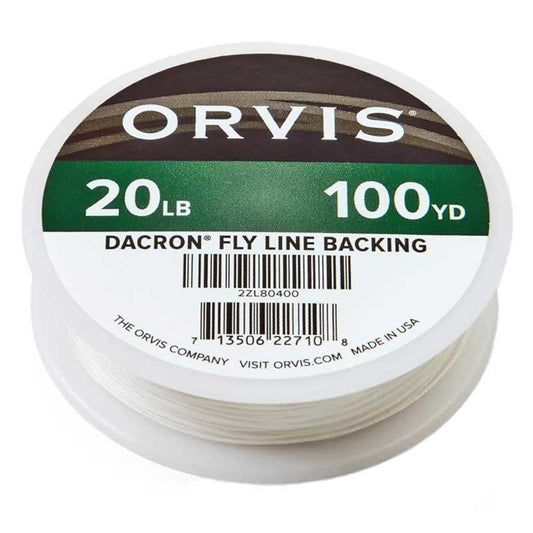 Orvis Dacron Backing White 20lb 100yds