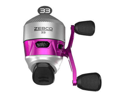 Zebco 33 Pink Spincast Reel