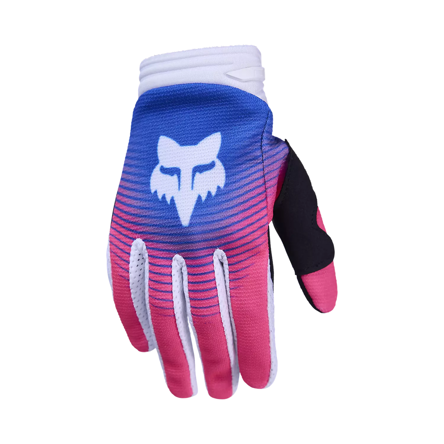 Fox 180 Collect Glove Youth's Blue and Pink Size L