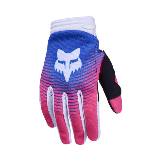 Fox 180 Collect Glove Youth's Blue and Pink Size S