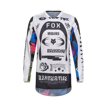 Fox 180 Image Cosmo Jersey White and Black Size M