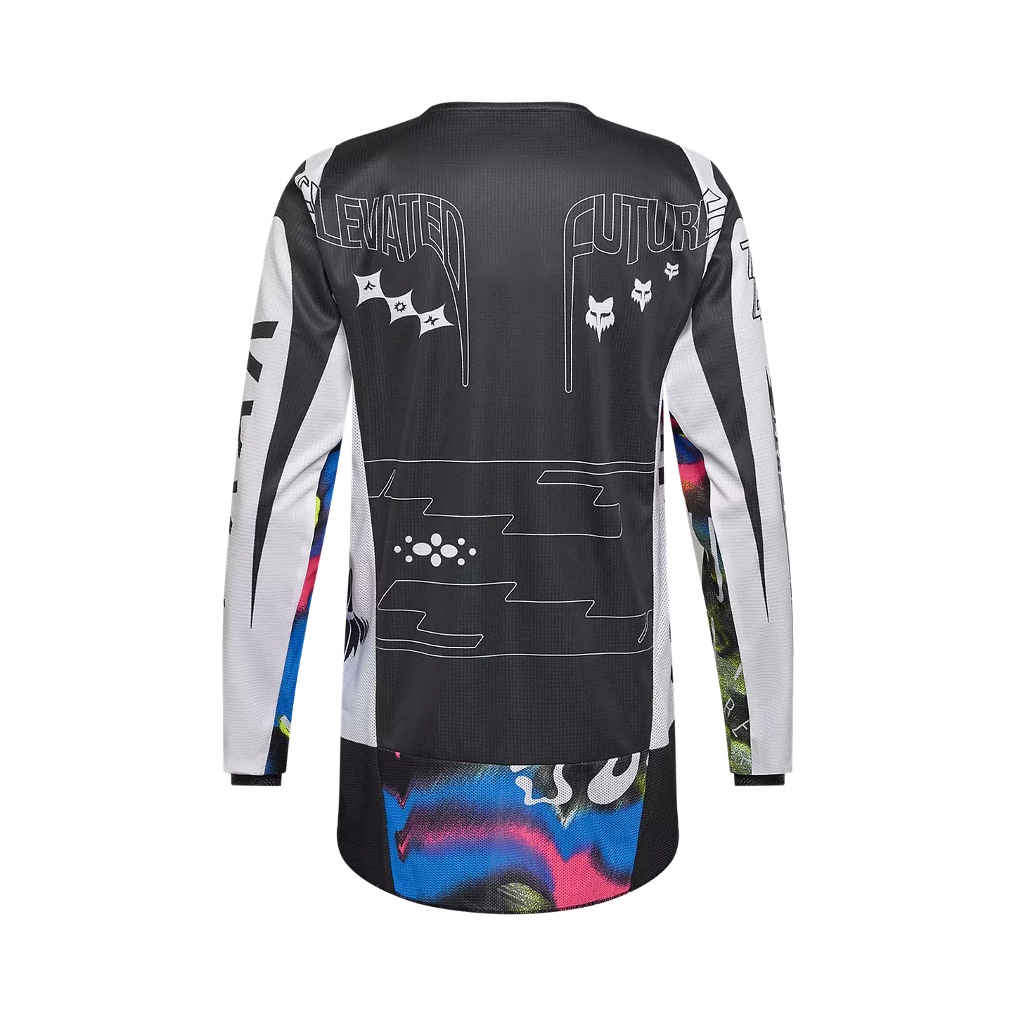 Fox 180 Image Cosmo Jersey White and Black Size M