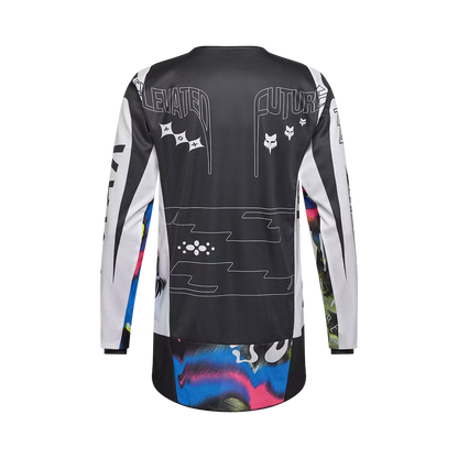 Fox 180 Image Cosmo Jersey White and Black Size M