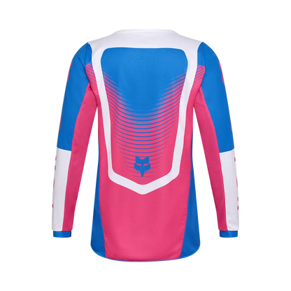 Fox 180 Collect Jersey Youth's Blue and Pink Size S