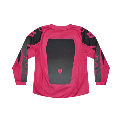 Fox 180 Shield Jersey Kid's Black and Pink Size S