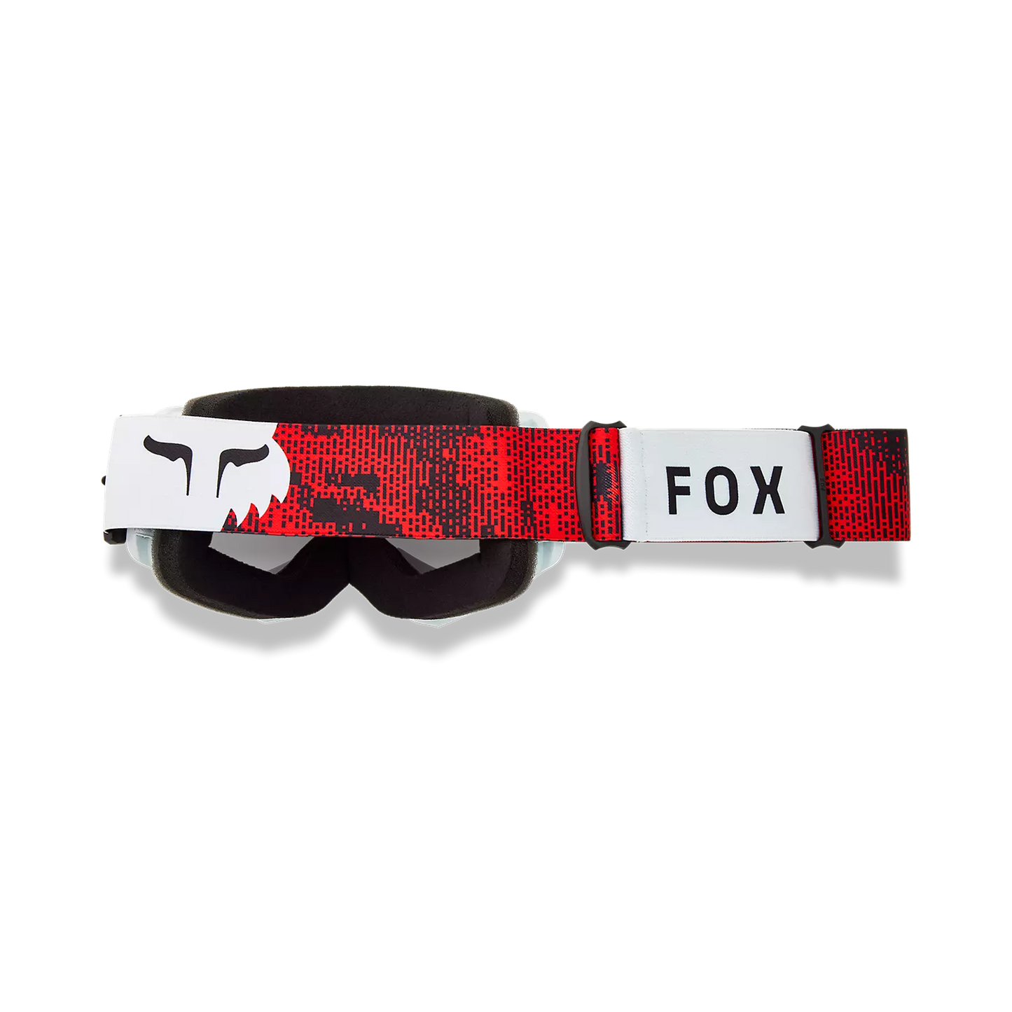 Fox Main Kairos Spark Goggle White and Fluorescent Red