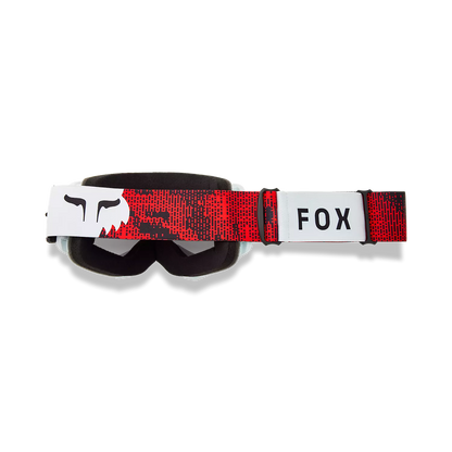 Fox Main Kairos Spark Goggle White and Fluorescent Red