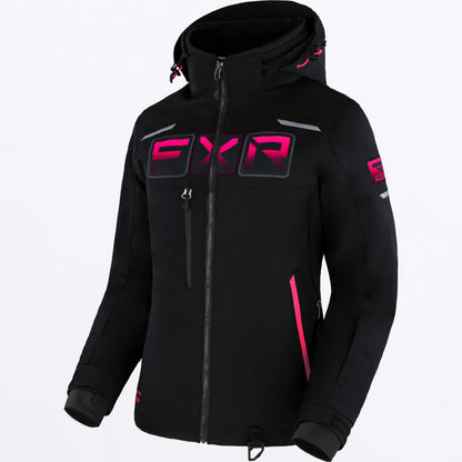 FXR Maverick Jacket Women's Black and Fuschia Fade Size 10