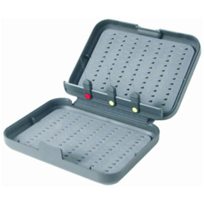 TFO Fly Box Slit Foam Grey w/ 3 Threaders