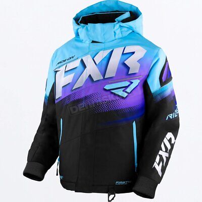 CH BOOST JACKET BLACK/SKY-PURPLE FADE SZ4