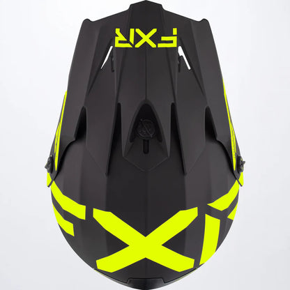 FXR Legion Helmet Black and Hi-Vis Size S