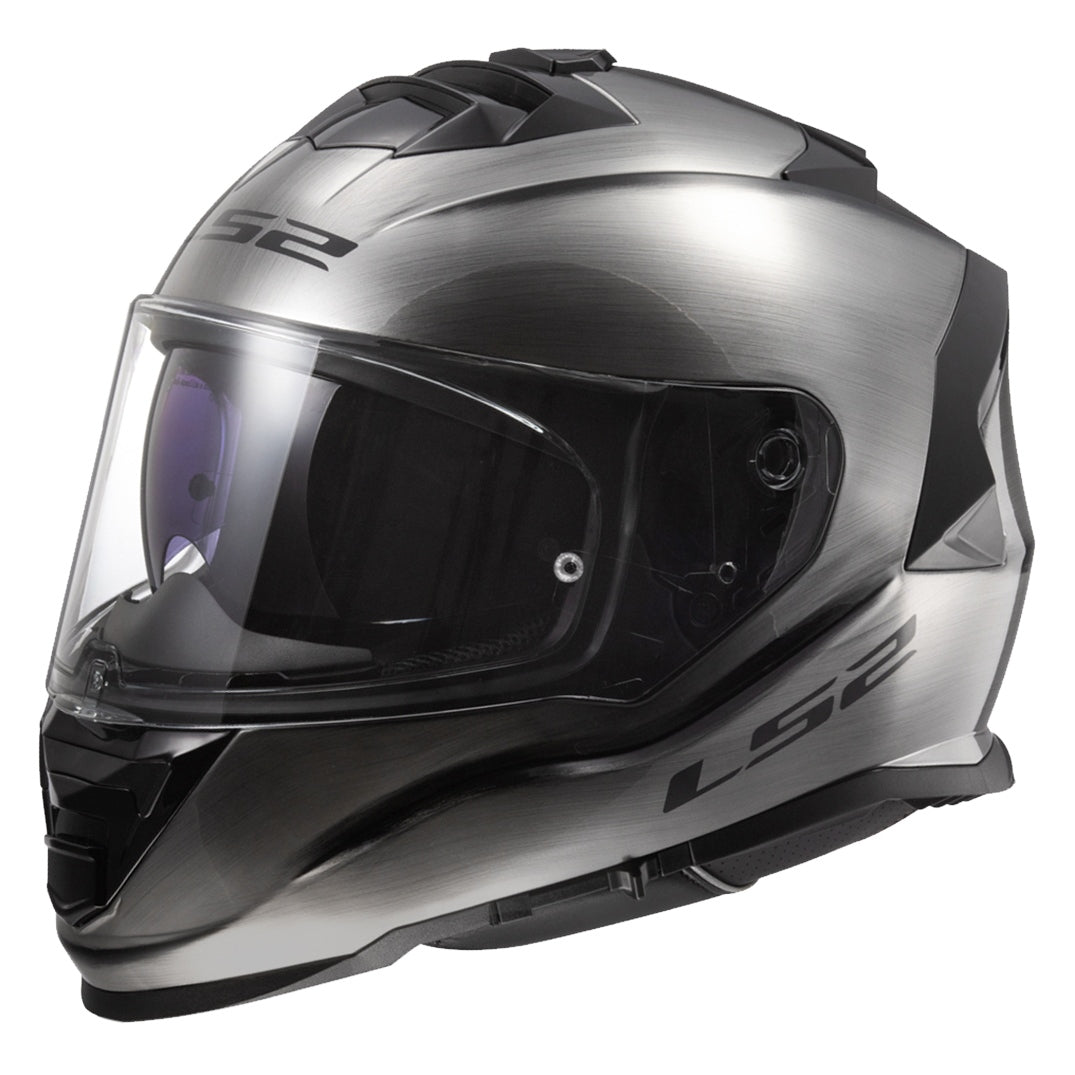 LS2 Assault Helmet Glossy Brushed Alloy Size 2XL