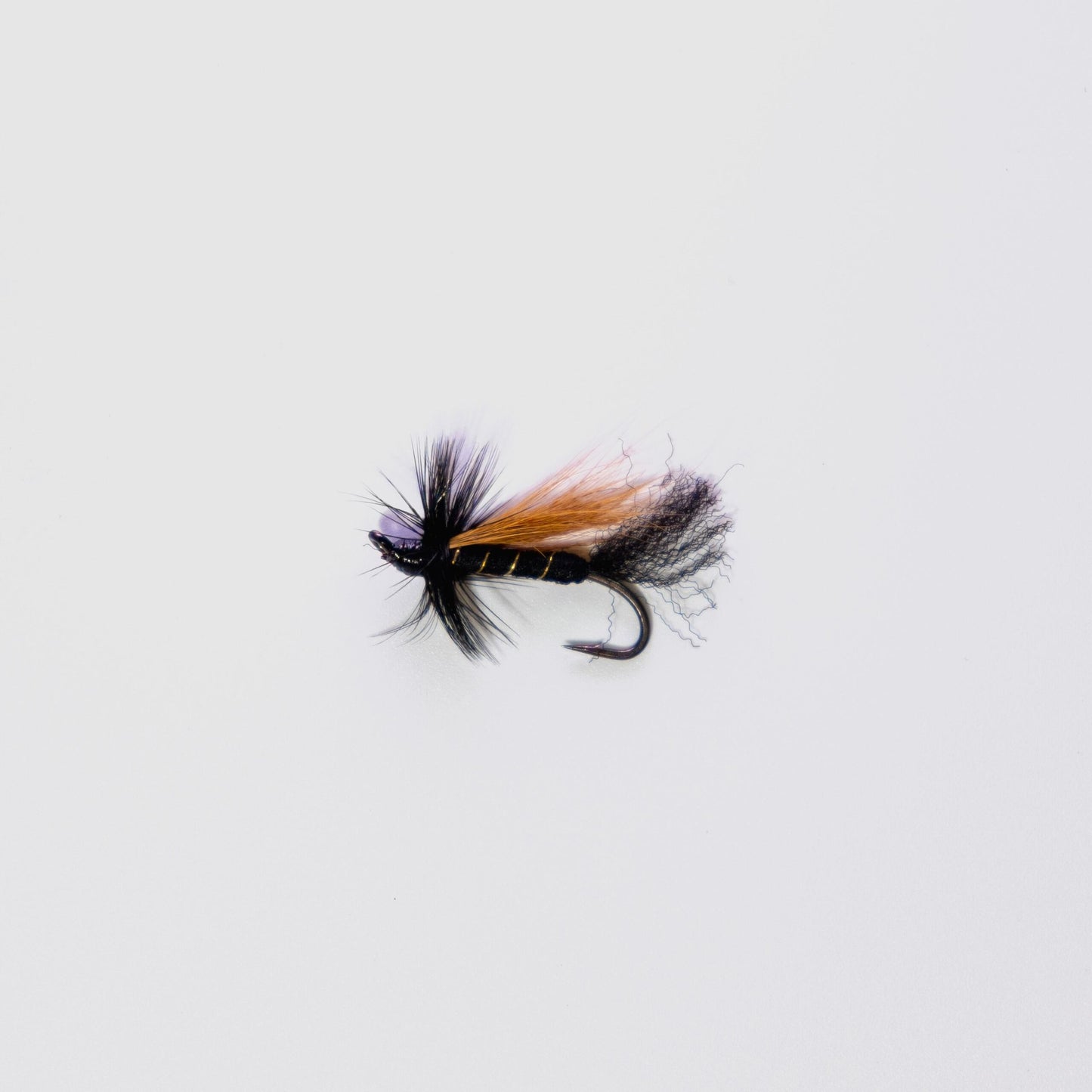 Wet Fly Black Cosseboom Brown Wing #8