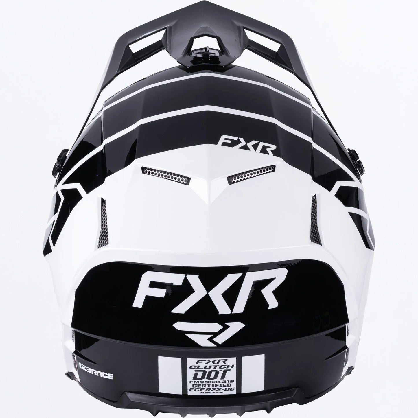 FXR Clutch MX Helmet Youth's White/Black Size M