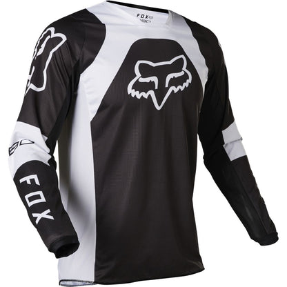 Fox Racing Jersey 180 Lux Black and White Size 2XL