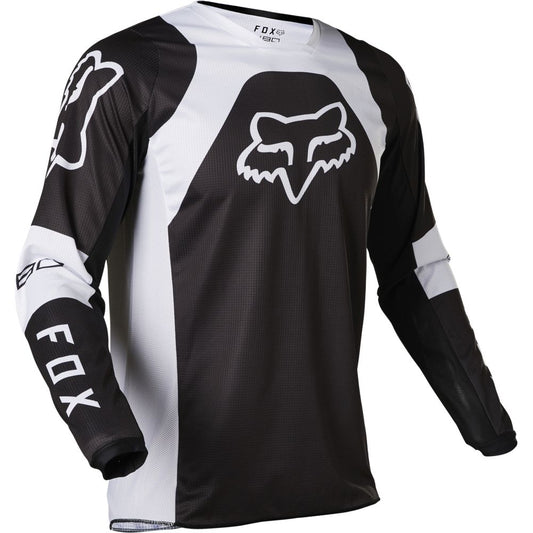 Fox Racing Jersey 180 Lux Black and White Size 2XL