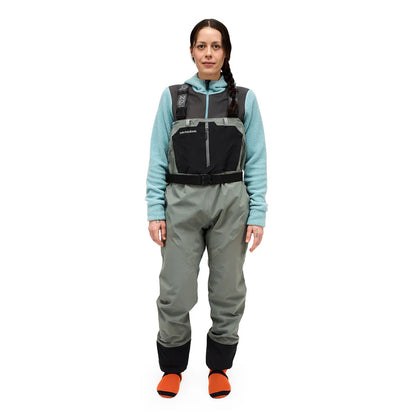Grunden's Bedrock Stockingfoot Wader Womens Sagebrush Medium