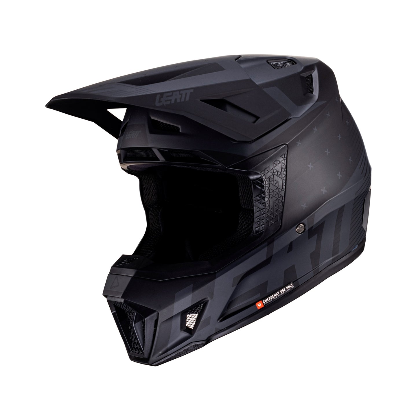 Leatt Moto 7.5 Helmet with Goggles V24 Stealth Size M