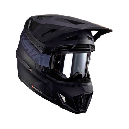 Leatt Moto 7.5 Helmet with Goggles V24 Stealth Size M