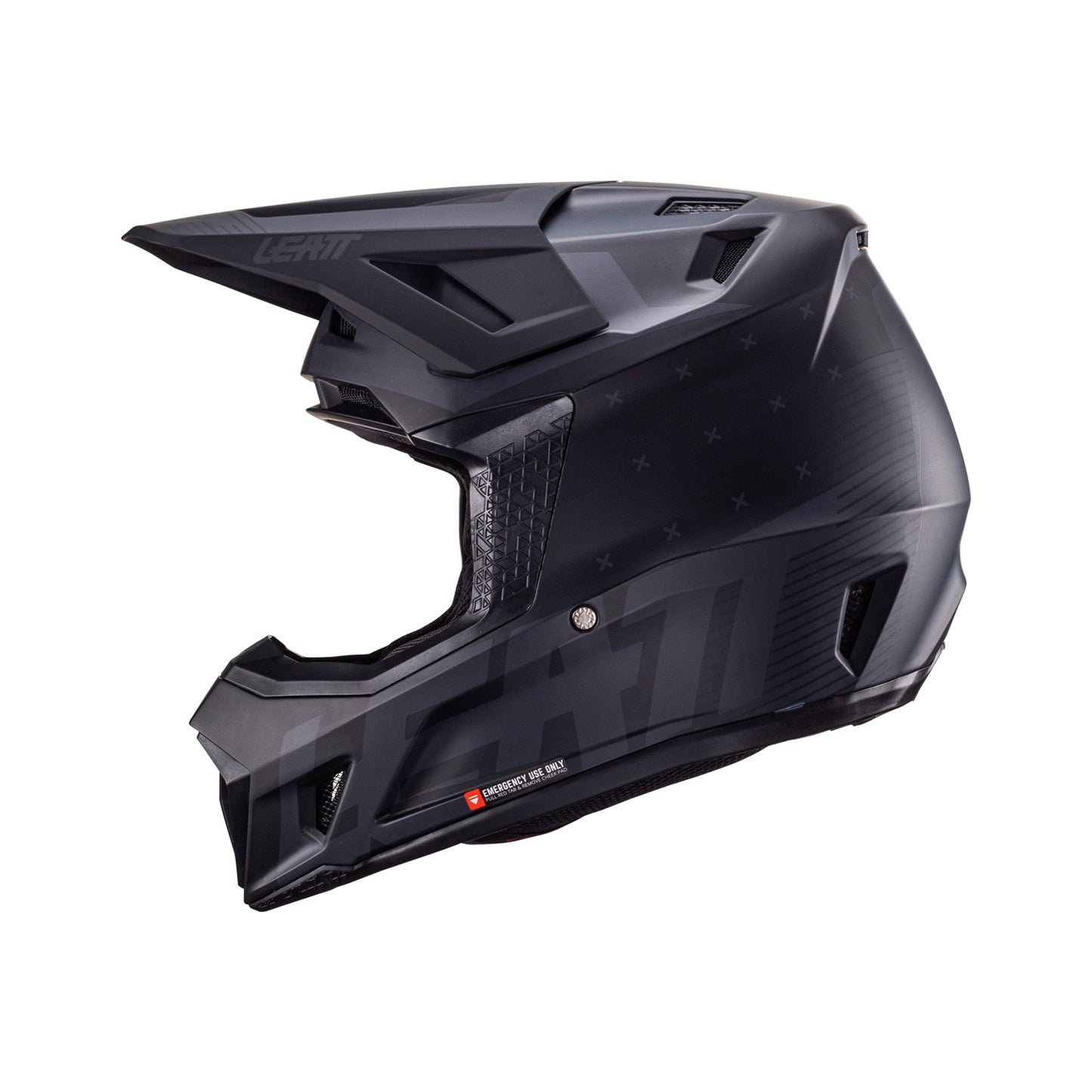 Leatt Moto 7.5 Helmet with Goggles V24 Stealth Size M