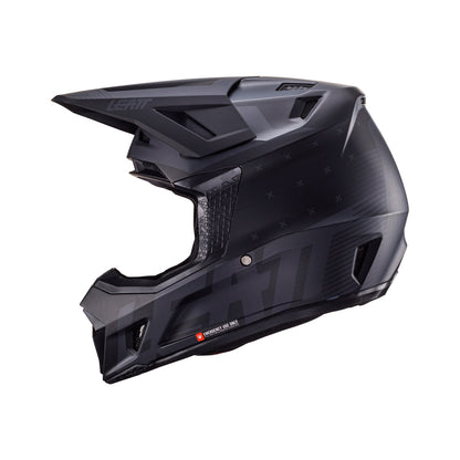 Leatt Moto 7.5 Helmet with Goggles V24 Stealth Size M