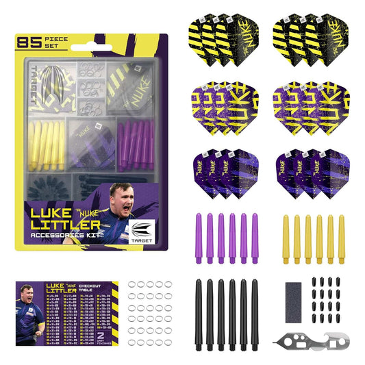 Target Darts Luke the Nuke Littler 85-Piece Accessory Kit