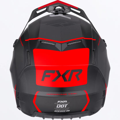 FXR Clutch EVO Helmet Black/Red Size M