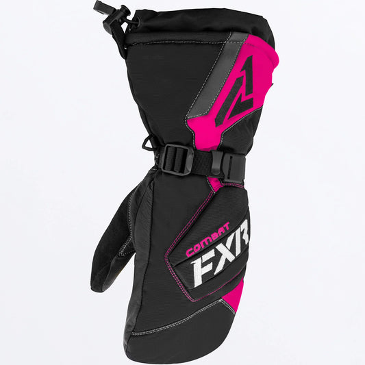 FXR Combat Mitt Women's Black and Fuchsia Size S