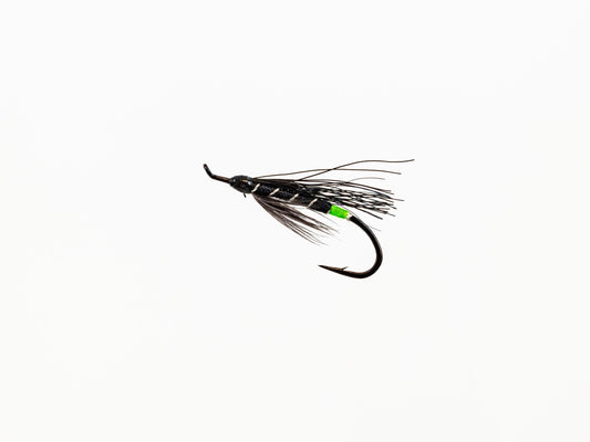Wet Fly Black Bear Green Butt #8