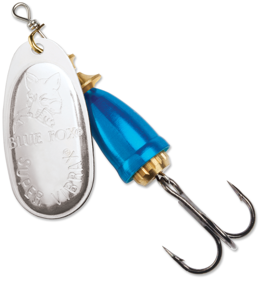 Blue Fox Classic Vibrax Silver/Chrome Blue 1/4oz
