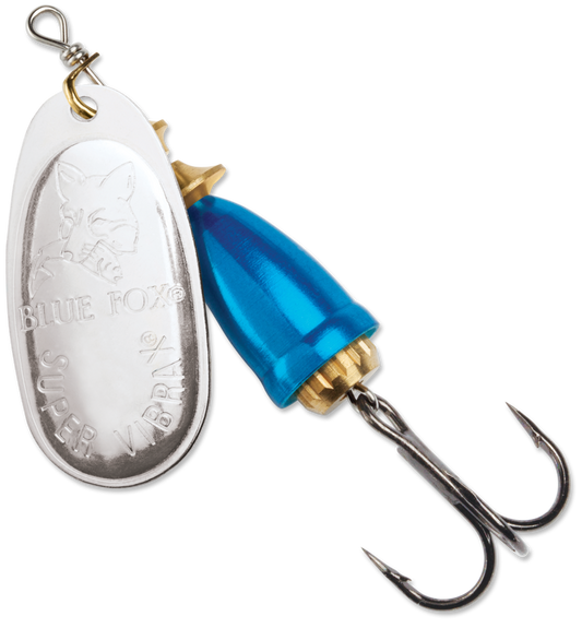 Blue Fox Classic Vibrax Silver/Chrome Blue 1/4oz