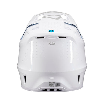 Leatt Moto 7.5 V25 Helmet with Goggles White Size M
